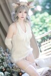 [Cosplay] 疯猫ss 圣诞特典 白色毛衣