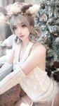 [Cosplay] 疯猫ss 圣诞特典 白色毛衣