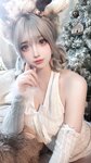 [Cosplay] 疯猫ss 圣诞特典 白色毛衣