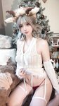 [Cosplay] 疯猫ss 圣诞特典 白色毛衣