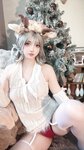 [Cosplay] 疯猫ss 圣诞特典 白色毛衣