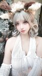 [Cosplay] 疯猫ss 圣诞特典 白色毛衣