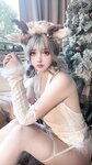 [Cosplay] 疯猫ss 圣诞特典 白色毛衣