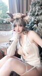 [Cosplay] 疯猫ss 圣诞特典 白色毛衣