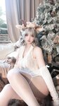 [Cosplay] 疯猫ss 圣诞特典 白色毛衣
