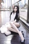 [Cosplay] 龙雪儿 牛仔短裤