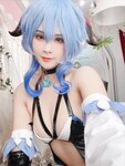 [Cosplay] Pyon Ganyu Succubus Genshin Impact