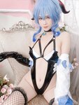 [Cosplay] Pyon Ganyu Succubus Genshin Impact