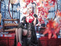[Cosplay] Bilibili 骨牙路子野 - Egil cheongsam 埃吉尔旗袍