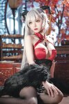 [Cosplay] Bilibili 骨牙路子野 - Egil cheongsam 埃吉尔旗袍