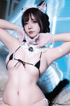 [Cosplay] yuuhui玉汇 黑猫女仆