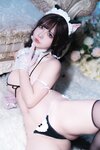 [Cosplay] yuuhui玉汇 黑猫女仆