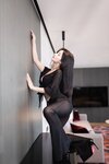 [Cosplay] 谭小灵 黑色蕾丝透视装