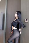 [Cosplay] 谭小灵 黑色蕾丝透视装