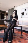 [Cosplay] 谭小灵 黑色蕾丝透视装
