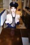 [Cosplay] 梦灵儿 黑丝女警