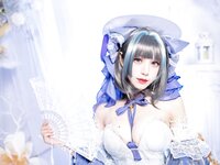 [Cosplay] Bilibili 骨牙路子野 - Captain Cheshire 舰长 柴郡