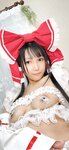 [Cosplay] Lenfried - New Year's sleeves only Reimu! First dream set 新春袖だけ霊夢！初夢セット