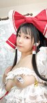 [Cosplay] Lenfried - New Year's sleeves only Reimu! First dream set 新春袖だけ霊夢！初夢セット