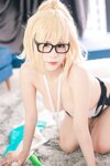 [Cosplay] Pyon Jeanne d Arc Swiming