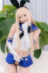 [Cosplay] Lenfried - Shimakaze photo session where you can see all the embarrassing parts 恥ずかしいトコまで全部見られちゃったしまかぜ撮影会