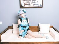 [Cosplay] 萝莉神楽板真冬 黛玉
