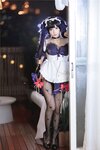 [Cosplay] Sanshiya 是三不是世 - Original Goddess Mona Maid 原神莫娜女仆