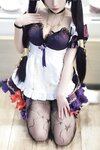 [Cosplay] Sanshiya 是三不是世 - Original Goddess Mona Maid 原神莫娜女仆