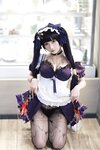 [Cosplay] Sanshiya 是三不是世 - Original Goddess Mona Maid 原神莫娜女仆
