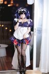 [Cosplay] Sanshiya 是三不是世 - Original Goddess Mona Maid 原神莫娜女仆