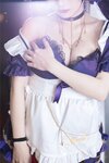 [Cosplay] Sanshiya 是三不是世 - Original Goddess Mona Maid 原神莫娜女仆