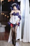 [Cosplay] Sanshiya 是三不是世 - Original Goddess Mona Maid 原神莫娜女仆