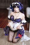 [Cosplay] Sanshiya 是三不是世 - Original Goddess Mona Maid 原神莫娜女仆