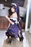 [Cosplay] Sanshiya 是三不是世 - Original Goddess Mona Maid 原神莫娜女仆