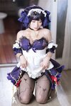 [Cosplay] Sanshiya 是三不是世 - Original Goddess Mona Maid 原神莫娜女仆
