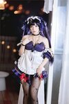[Cosplay] Sanshiya 是三不是世 - Original Goddess Mona Maid 原神莫娜女仆
