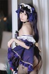 [Cosplay] Sanshiya 是三不是世 - Original Goddess Mona Maid 原神莫娜女仆