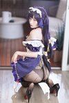 [Cosplay] Sanshiya 是三不是世 - Original Goddess Mona Maid 原神莫娜女仆