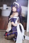 [Cosplay] Sanshiya 是三不是世 - Original Goddess Mona Maid 原神莫娜女仆