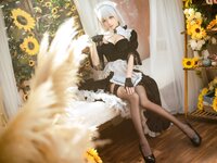 [Cosplay] Tomoyo酱 碧蓝 赫敏女仆