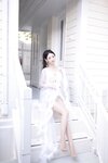 [Cosplay] 唐安琪 性感白纱裙