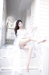 [Cosplay] 唐安琪 性感白纱裙