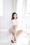 [Cosplay] 唐安琪 性感白纱裙