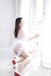 [Cosplay] 唐安琪 性感白纱裙
