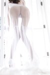 [Cosplay] 唐安琪 性感白纱裙