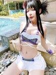 [Cosplay] Umeko J Tifa Swimsuit