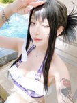 [Cosplay] Umeko J Tifa Swimsuit