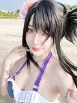 [Cosplay] Umeko J Tifa Swimsuit