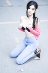 [Cosplay] 龙雪儿 红衣牛仔裤