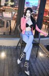 [Cosplay] 龙雪儿 红衣牛仔裤
